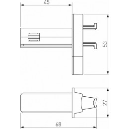 Соединитель гибкий для треков Elektrostandard Slim Magnetic a063967