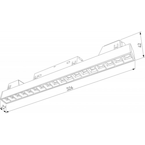 Встраиваемый светильник Elektrostandard Slim Magnetic a064530