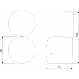 Накладной светильник Elektrostandard Brioni a064598