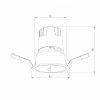 Встраиваемый светильник Elektrostandard Inline a064611