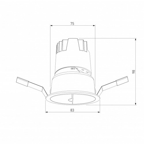 Встраиваемый светильник Elektrostandard Inline a064611