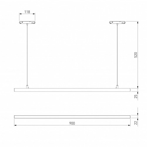 Подвесной светильник Elektrostandard Slim Magnetic a064802