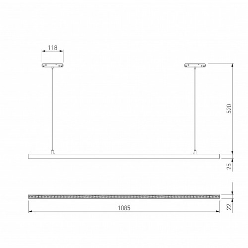 Подвесной светильник Elektrostandard Slim Magnetic a064806