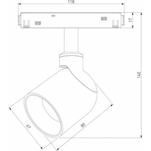 Светильник на штанге Elektrostandard Slim Magnetic a065258