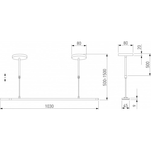 Основание на штанге Elektrostandard  a065262