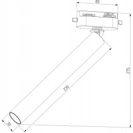 Светильник на штанге Elektrostandard Pika a065273