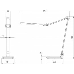 Настольная лампа офисная Elektrostandard Great a065290