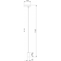 Подвесной светильник Elektrostandard Amend a065337