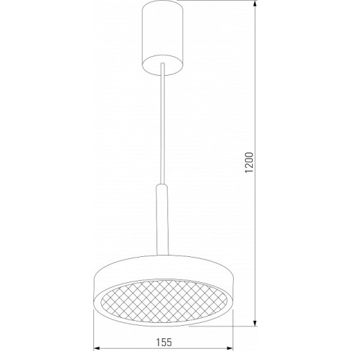 Подвесной светильник Elektrostandard Plate a065412