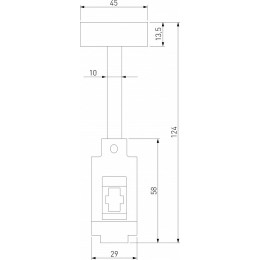 Токопровод концевой Elektrostandard Esthetic Magnetic a065433