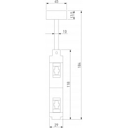 Основание на штанге Elektrostandard Esthetic Magnetic a065436