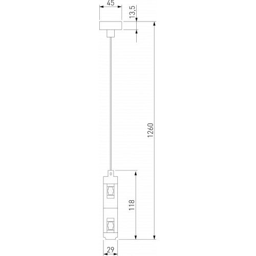 Подвес для трека Elektrostandard Esthetic Magnetic a065440