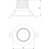 Встраиваемый светильник Elektrostandard Even a065459