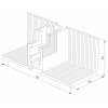 Соединитель угловой внутренний для треков встраиваемых Elektrostandard Mini Magnetic a065638