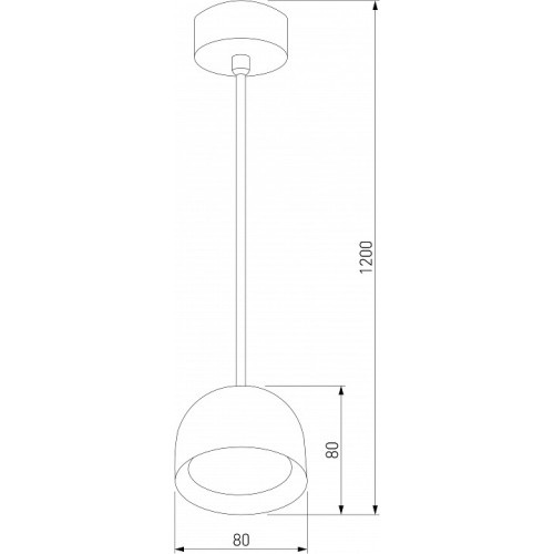 Подвесной светильник Elektrostandard Uno a065699