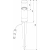 Наземный низкий светильник Elektrostandard Hidden a066034