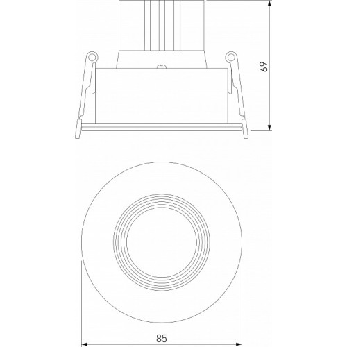 Встраиваемый светильник Elektrostandard Artis a066138