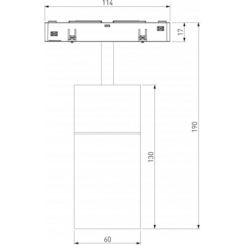 Светильник на штанге Elektrostandard Slim Magnetic a066516