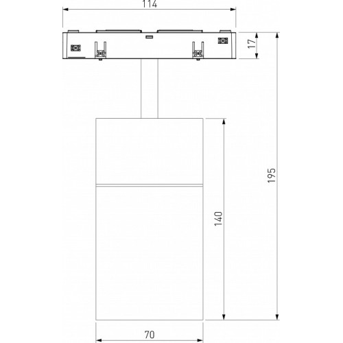 Светильник на штанге Elektrostandard Slim Magnetic a066518