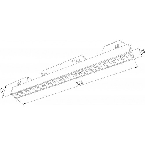 Встраиваемый светильник Elektrostandard Slim Magnetic a066585