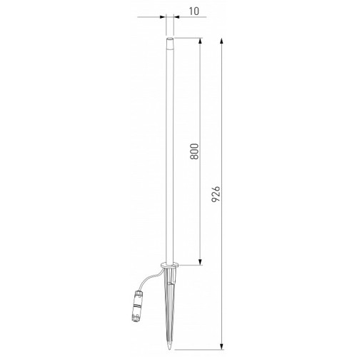 Наземный низкий светильник Elektrostandard Lumos a066689