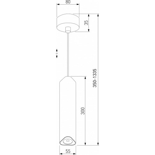 Подвесной светильник Elektrostandard Trio a067066