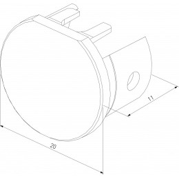 Заглушка для трека Elektrostandard Mini Magnetic a067267