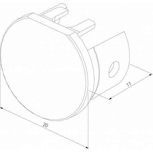 Заглушка для трека Elektrostandard Mini Magnetic a067267