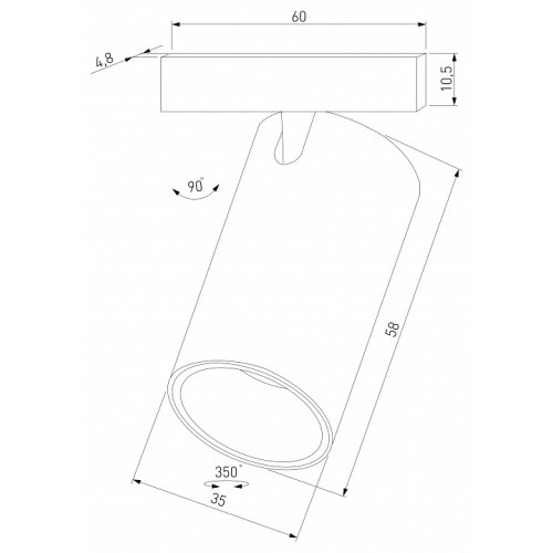 Светильник на штанге Elektrostandard Mini Magnetic a067273