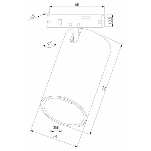 Светильник на штанге Elektrostandard Mini Magnetic a067276