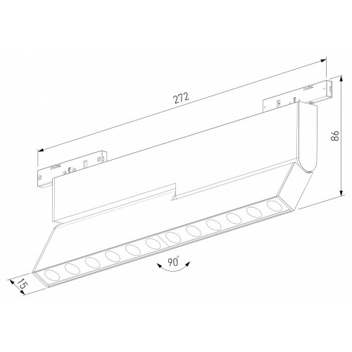 Накладной светильник Elektrostandard Mini Magnetic a067280