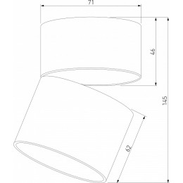 Накладной светильник Elektrostandard Rolly a067489