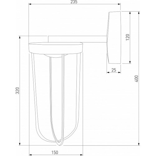 Светильник на штанге Elektrostandard Ritz Ritz (35183/D) черный