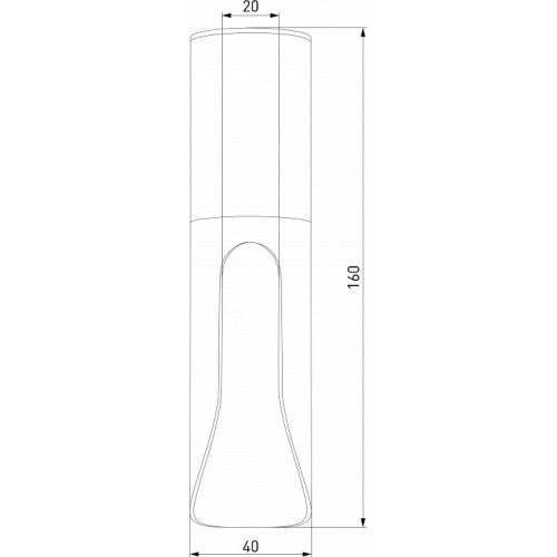 Накладной светильник Elektrostandard Apex 25113/LED 7W 4000K черный