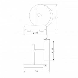 Светильник на штанге Elektrostandard Verano a068590