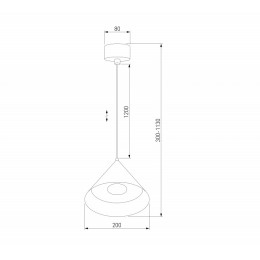 Подвесной светильник Elektrostandard Conus a069335