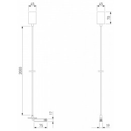 Подвес для трека Elektrostandard Line Magnetic a069726