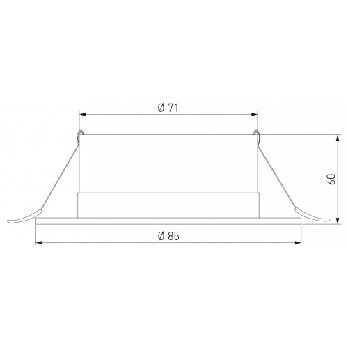 Встраиваемый светильник Elektrostandard Light LED 3003 35128/U