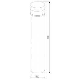 Наземный высокий светильник Elektrostandard Techno 1532 TECHNO LED