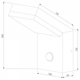Накладной светильник Elektrostandard Sensor 1541 TECHNO LED