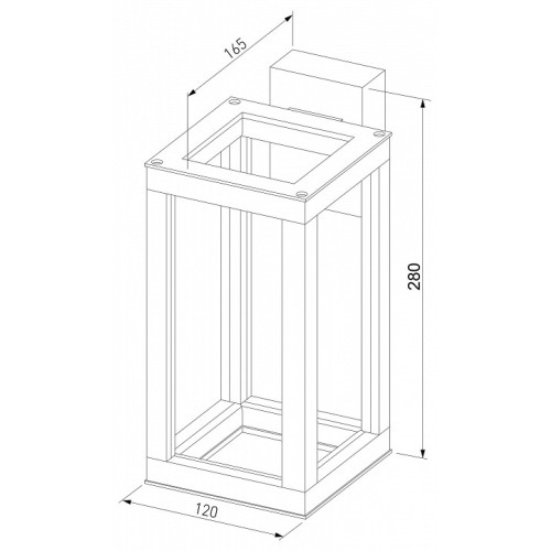 Накладной светильник Elektrostandard Frame 1527 TECHNO LED