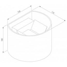 Накладной светильник Elektrostandard Blade 1518 TECHNO LED