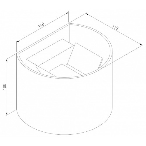 Накладной светильник Elektrostandard Blade 1518 TECHNO LED
