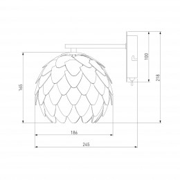 Бра Bogate's Cedro 304