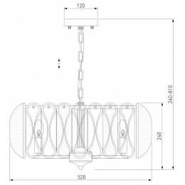 Подвесная люстра Bogate's Callas 365/6