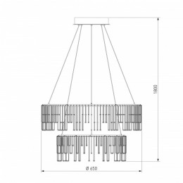 Подвесной светильник Bogate's Firefly 454/2