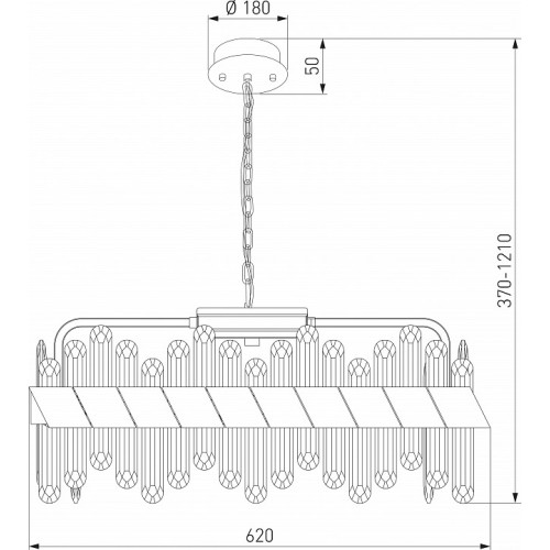 Подвесная люстра Bogate's Jewel a067820