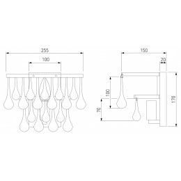 Накладной светильник Bogate's Gutta 476/1