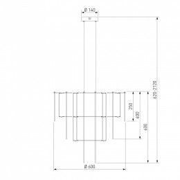 Подвесная люстра Bogate's Queen 91102 LED