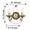 Бра Favourite Chateau 2163-2W